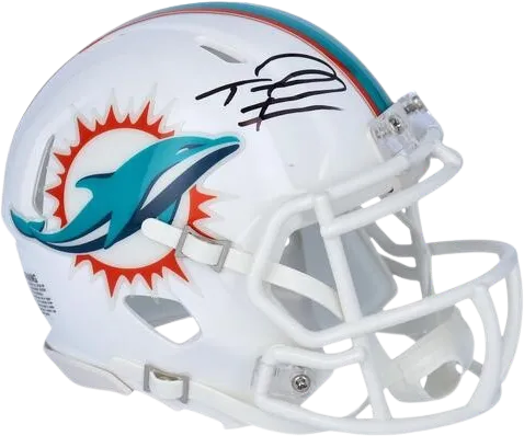 Tua Tagovailoa Miami Dolphins Autographed Riddell Speed Mini Hel